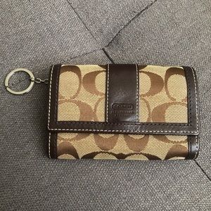 Coach Key and Card Holder